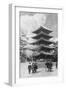 Pagoda, Nara, Japan, Late 19th or Early 20th Century-null-Framed Giclee Print