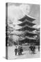 Pagoda, Nara, Japan, Late 19th or Early 20th Century-null-Stretched Canvas