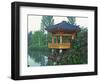 Pagoda Next to Lake and Park, Kyongju, South Korea-Dennis Flaherty-Framed Photographic Print