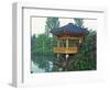 Pagoda Next to Lake and Park, Kyongju, South Korea-Dennis Flaherty-Framed Photographic Print