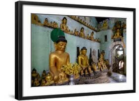 Pagoda of Shittaung, Dated 1535, Mrauk U, Rakhaing State, Myanmar (Burma), Asia-Nathalie Cuvelier-Framed Photographic Print