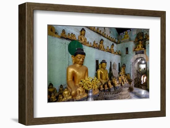 Pagoda of Shittaung, Dated 1535, Mrauk U, Rakhaing State, Myanmar (Burma), Asia-Nathalie Cuvelier-Framed Photographic Print