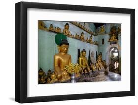 Pagoda of Shittaung, Dated 1535, Mrauk U, Rakhaing State, Myanmar (Burma), Asia-Nathalie Cuvelier-Framed Photographic Print