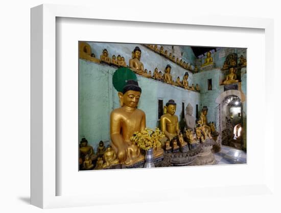 Pagoda of Shittaung, Dated 1535, Mrauk U, Rakhaing State, Myanmar (Burma), Asia-Nathalie Cuvelier-Framed Photographic Print