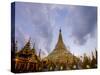 Pagoda of Shwedagon, Dated Between 6th and 10th Centuries, Yangon (Rangoon), Myanmar (Burma), Asia-Nathalie Cuvelier-Stretched Canvas