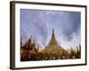 Pagoda of Shwedagon, Dated Between 6th and 10th Centuries, Yangon (Rangoon), Myanmar (Burma), Asia-Nathalie Cuvelier-Framed Photographic Print