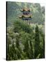Pagoda on Hillside Outside Kunming, Kunming, Yunnan, China-Porteous Rod-Stretched Canvas