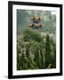 Pagoda on Hillside Outside Kunming, Kunming, Yunnan, China-Porteous Rod-Framed Photographic Print