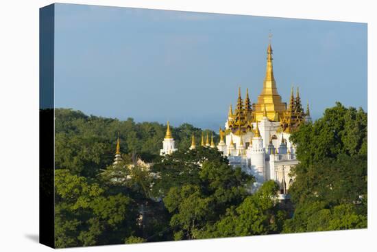 Pagoda on Sagaing Hill, Mandalay, Myanmar-Keren Su-Stretched Canvas