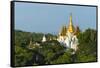 Pagoda on Sagaing Hill, Mandalay, Myanmar-Keren Su-Framed Stretched Canvas