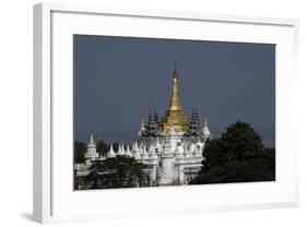 Pagoda on the Hill, Sagaing, Myanmar-null-Framed Giclee Print