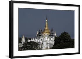 Pagoda on the Hill, Sagaing, Myanmar-null-Framed Giclee Print