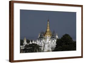 Pagoda on the Hill, Sagaing, Myanmar-null-Framed Giclee Print