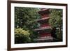 Pagoda outside the Tokugawa Mausoleum, Nikko, UNESCO World Heritage Site, Honshu, Japan, Asia-David Pickford-Framed Photographic Print
