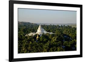 Pagoda (Paya) of Hsinbyume, Dated 19th Century, Mingun, around Mandalay, Myanmar (Burma), Asia-Nathalie Cuvelier-Framed Photographic Print