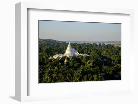 Pagoda (Paya) of Hsinbyume, Dated 19th Century, Mingun, around Mandalay, Myanmar (Burma), Asia-Nathalie Cuvelier-Framed Photographic Print