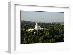 Pagoda (Paya) of Hsinbyume, Dated 19th Century, Mingun, around Mandalay, Myanmar (Burma), Asia-Nathalie Cuvelier-Framed Photographic Print