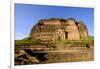 Pagoda (Paya) of Mingun Dated 19th Century, Mingun, around Mandalay, Myanmar (Burma), Asia-Nathalie Cuvelier-Framed Photographic Print