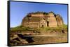 Pagoda (Paya) of Mingun Dated 19th Century, Mingun, around Mandalay, Myanmar (Burma), Asia-Nathalie Cuvelier-Framed Stretched Canvas