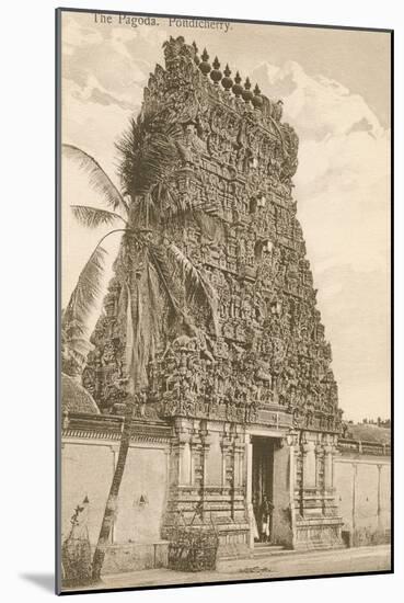 Pagoda, Pondicherry, India-null-Mounted Art Print
