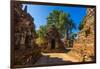 Pagoda ruins at Maha Nanda Kantha Monastery, Hsipaw, Shan State, Myanmar (Burma)-Jan Miracky-Framed Photographic Print