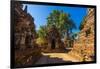 Pagoda ruins at Maha Nanda Kantha Monastery, Hsipaw, Shan State, Myanmar (Burma)-Jan Miracky-Framed Photographic Print