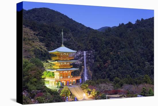 Pagoda, Shinto Shrine, Nachi No Taki Waterfall, Wakayama Prefecture, Honshu, Japan, Asia-Christian Kober-Stretched Canvas