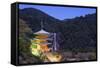 Pagoda, Shinto Shrine, Nachi No Taki Waterfall, Wakayama Prefecture, Honshu, Japan, Asia-Christian Kober-Framed Stretched Canvas