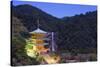 Pagoda, Shinto Shrine, Nachi No Taki Waterfall, Wakayama Prefecture, Honshu, Japan, Asia-Christian Kober-Stretched Canvas