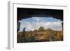 Pagodas and Jingshan Hill, Beijing, China, Asia-Andy Brandl-Framed Photographic Print