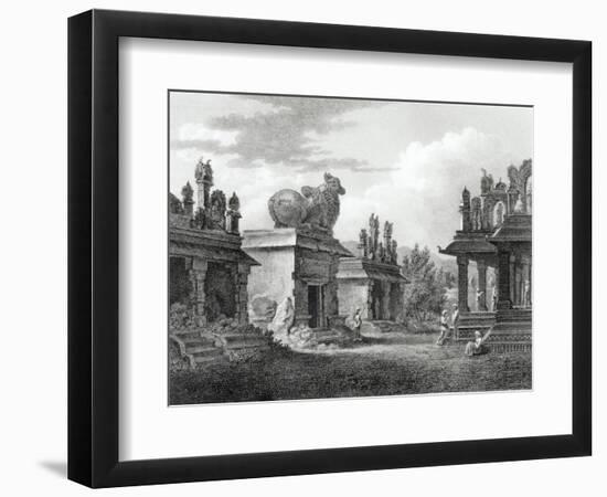 Pagodas at Calicut, Engraved by W. Angus-Henry Salt-Framed Giclee Print