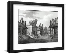 Pagodas at Calicut, Engraved by W. Angus-Henry Salt-Framed Giclee Print