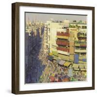 Paharganj Bazaar, Delhi, 2017-Andrew Gifford-Framed Giclee Print