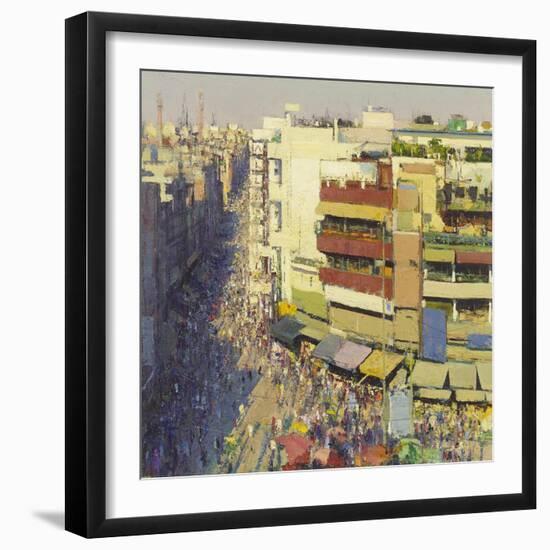 Paharganj Bazaar, Delhi, 2017-Andrew Gifford-Framed Giclee Print