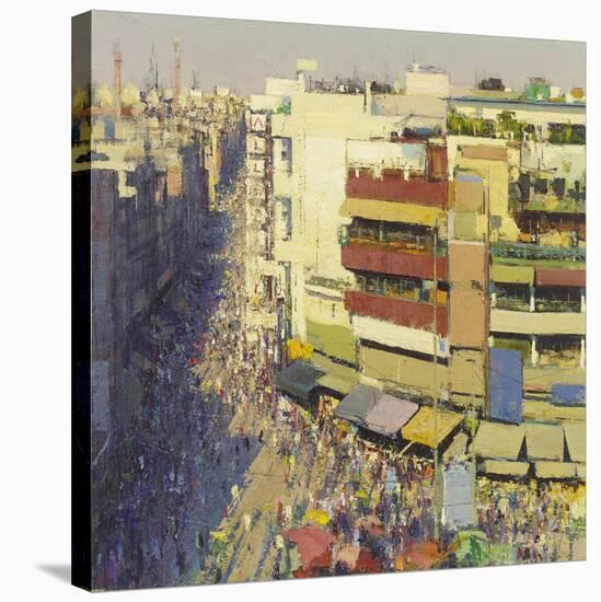 Paharganj Bazaar, Delhi, 2017-Andrew Gifford-Stretched Canvas