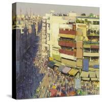 Paharganj Bazaar, Delhi, 2017-Andrew Gifford-Stretched Canvas