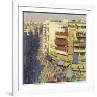 Paharganj Bazaar, Delhi, 2017-Andrew Gifford-Framed Giclee Print