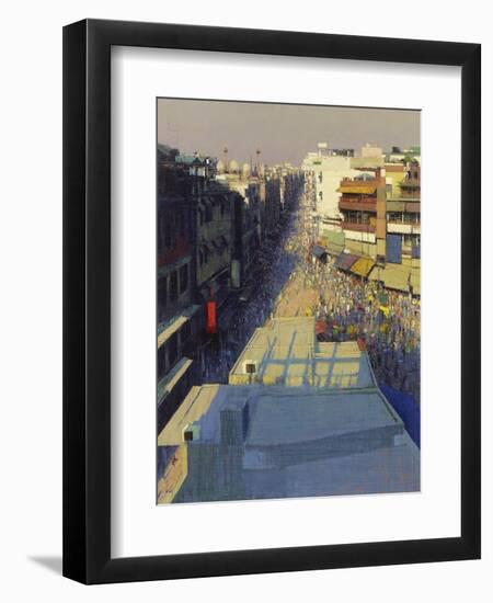 Paharganj Bazar, Delhi, 2017-Andrew Gifford-Framed Premium Giclee Print