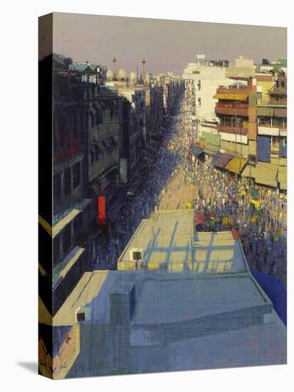 Paharganj Bazar, Delhi, 2017-Andrew Gifford-Stretched Canvas