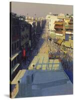 Paharganj Bazar, Delhi, 2017-Andrew Gifford-Stretched Canvas