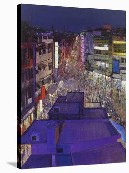 Paharganj Main Bazaar Ii, Delhi, 2017-Andrew Gifford-Stretched Canvas