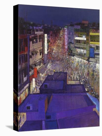 Paharganj Main Bazaar Ii, Delhi, 2017-Andrew Gifford-Stretched Canvas