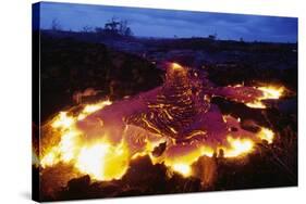 Pahoehoe Lava from Kilauea-Paul Souders-Stretched Canvas