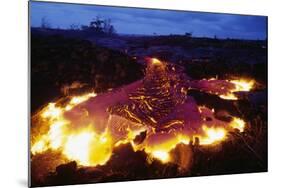 Pahoehoe Lava from Kilauea-Paul Souders-Mounted Photographic Print