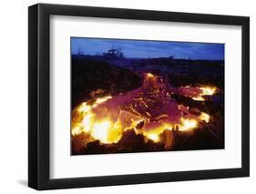 Pahoehoe Lava from Kilauea-Paul Souders-Framed Photographic Print