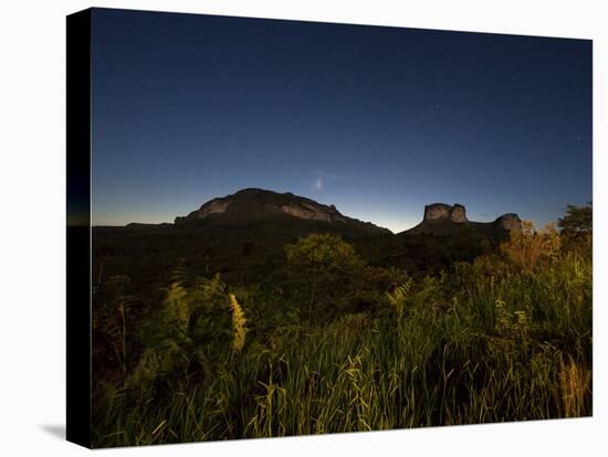 Pai Inacio in Chapada Diamantinas National Park at Night-Alex Saberi-Stretched Canvas