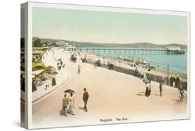 Paignton Pier, Devon-null-Stretched Canvas