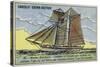 Paimpol Schooner, Breton Cod Fishing Boat, 19th Century-null-Stretched Canvas