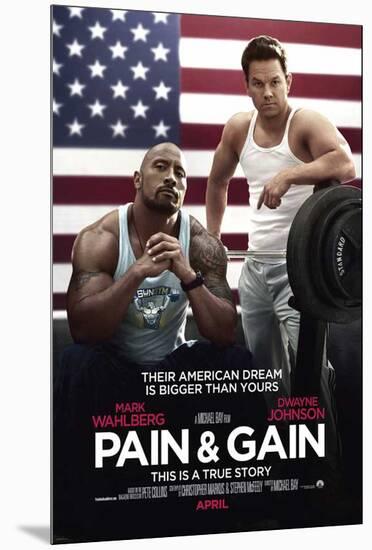 Pain and Gain-null-Mounted Poster