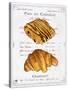 Pain au Chocolat et Croissant-Ginny Joyner-Stretched Canvas